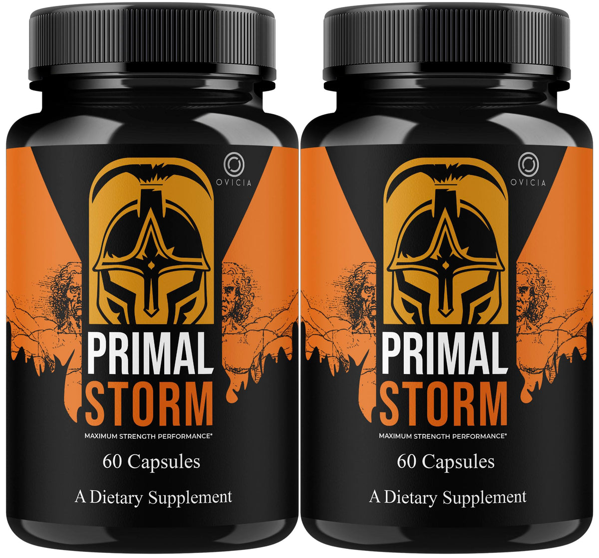 OVICIA Primal Storm Capsules 150g front view