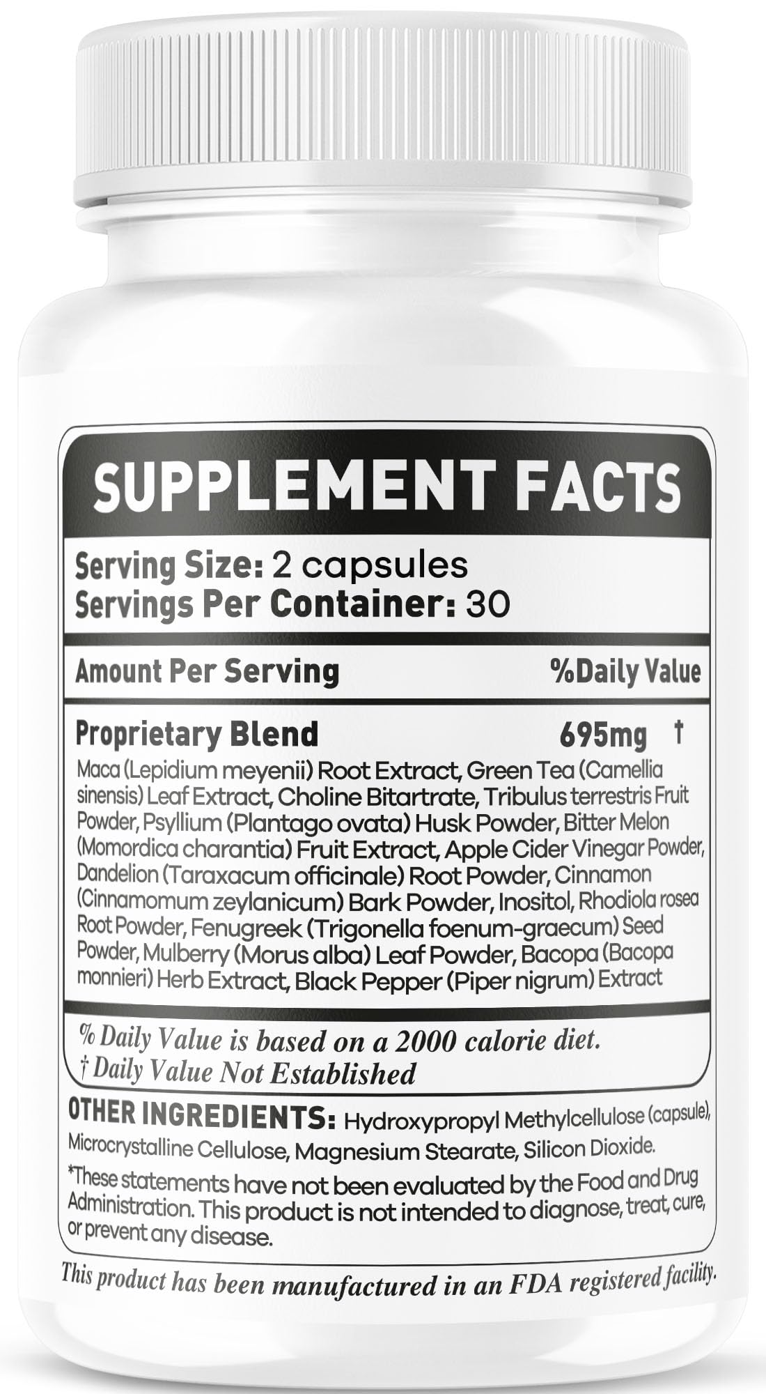 OVICIA Pulse Male Advanced Formula Capsules with a glass of water