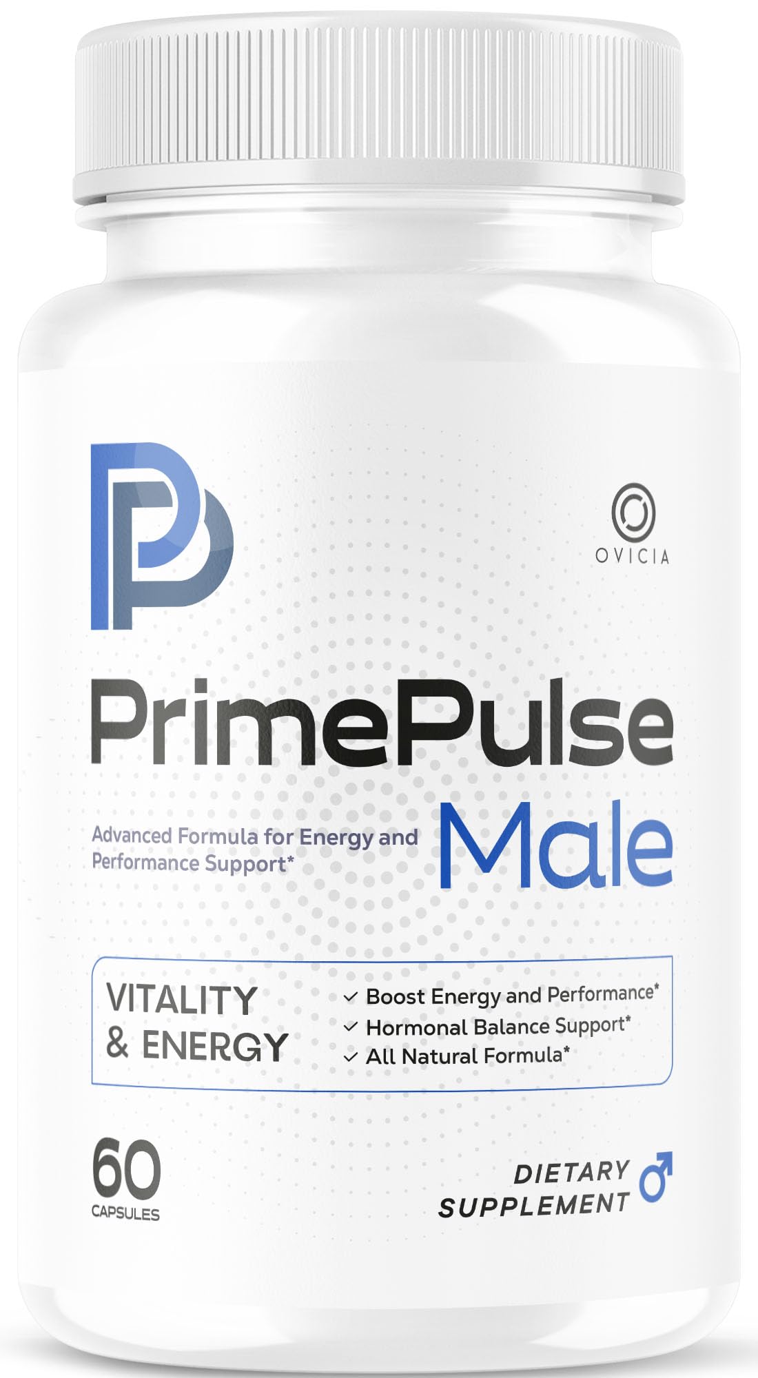 OVICIA Pulse Male Capsules front view with packaging