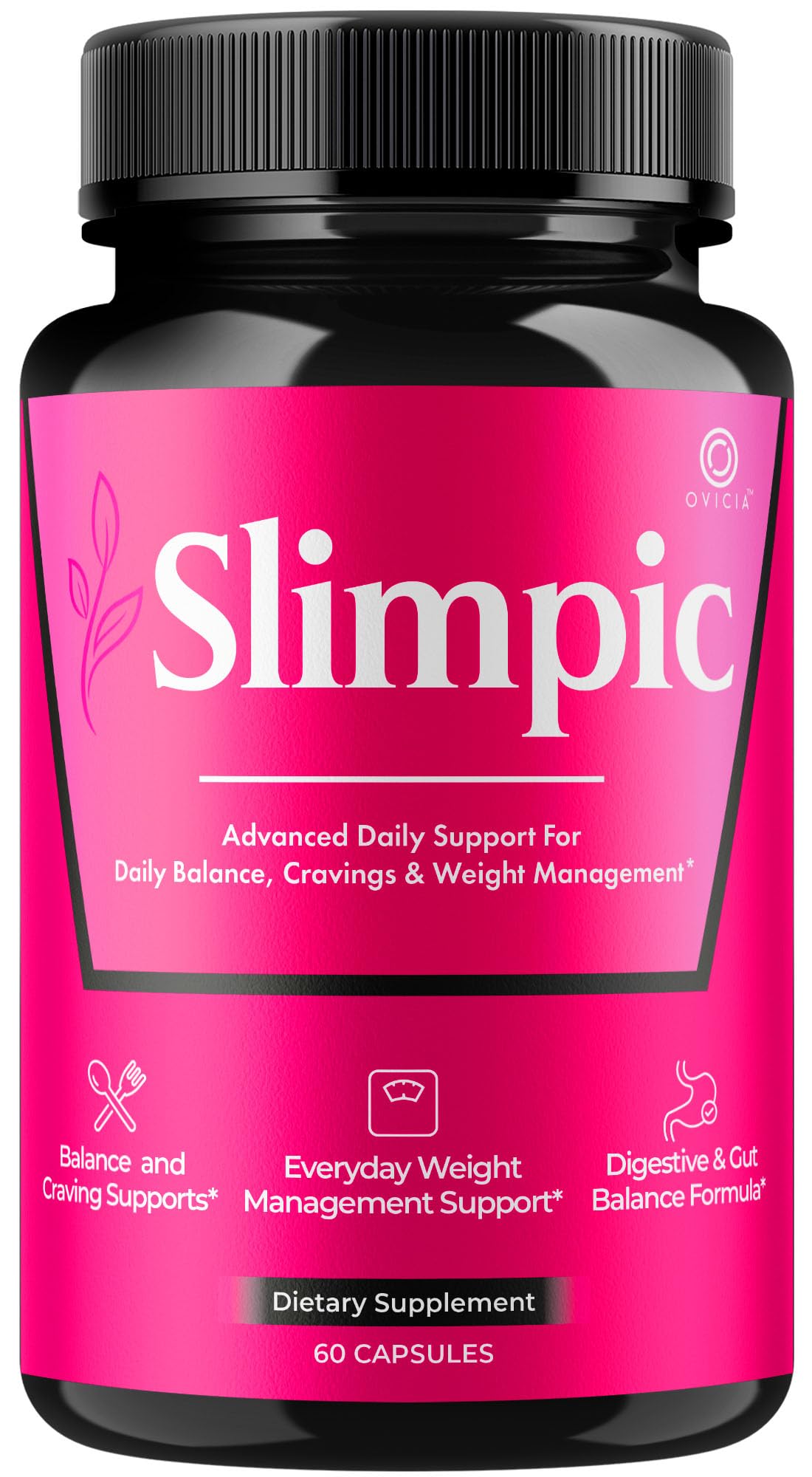 OVICIA Slimpic Capsules 60 Count front view