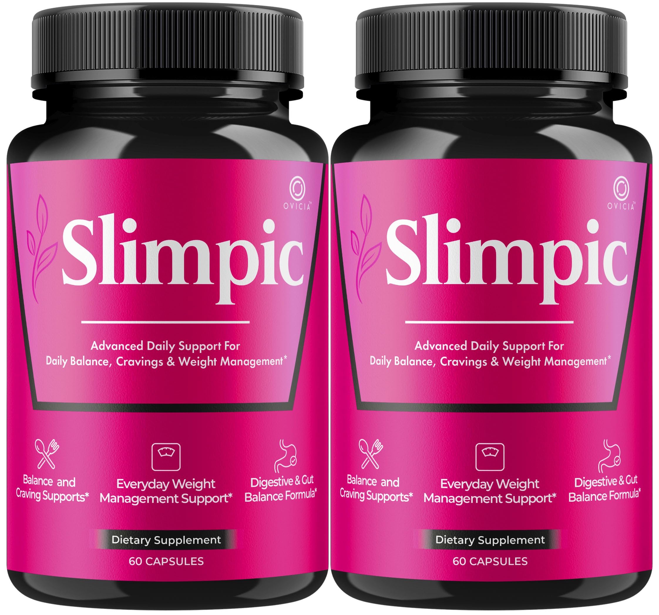 OVICIA Slimpic Capsules 60 Count front view