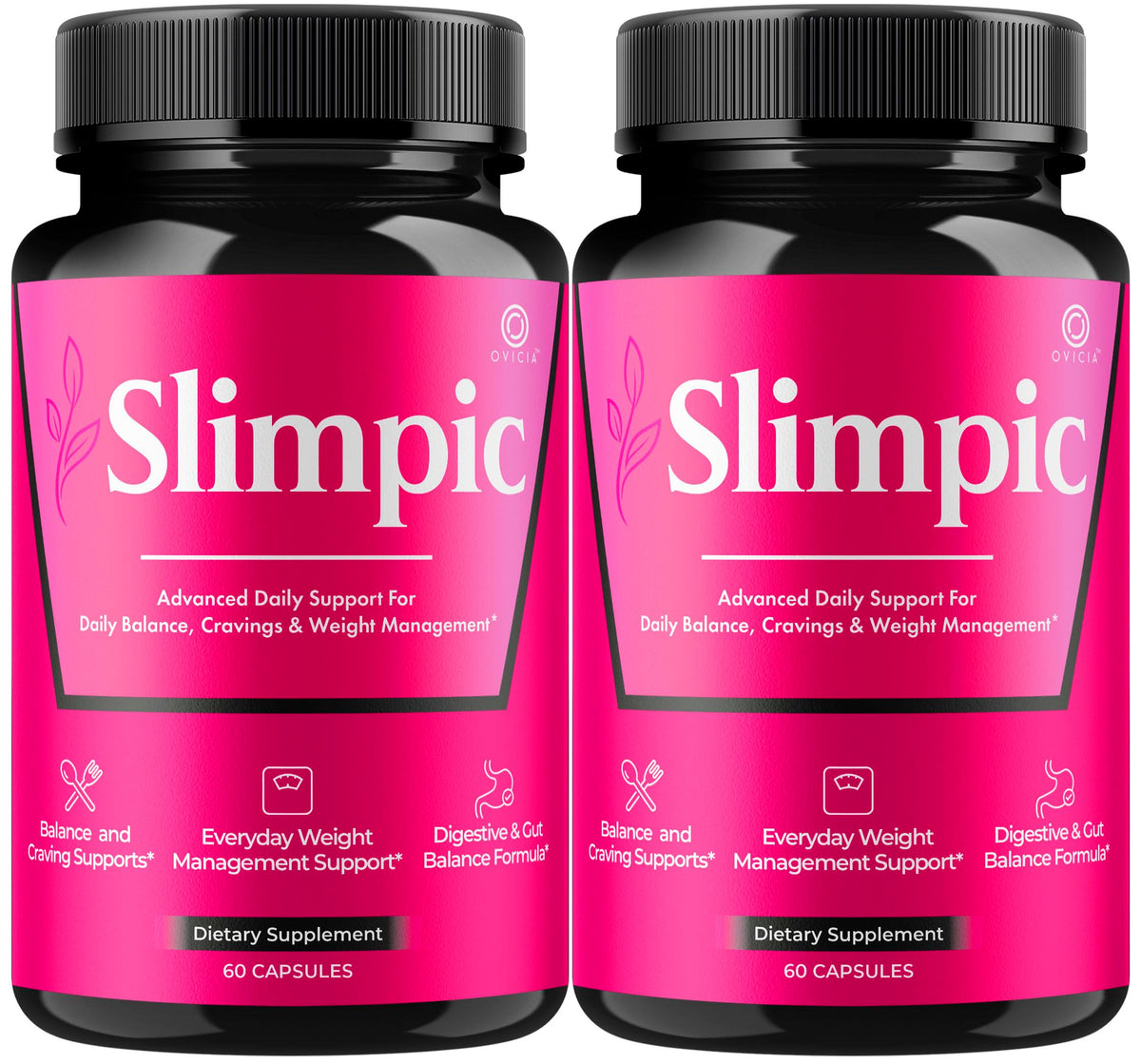 OVICIA Slimpic Capsules 60 Count front view