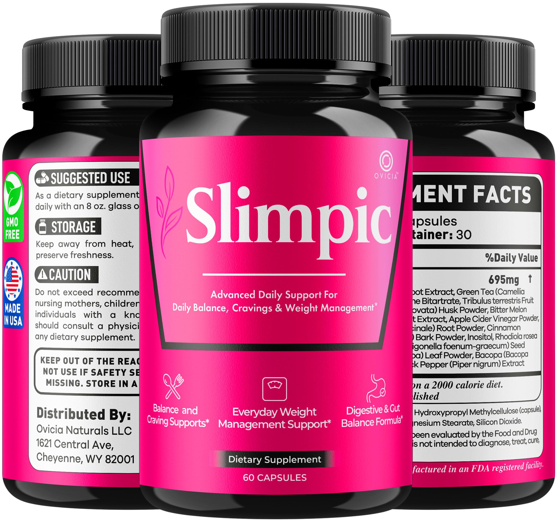 OVICIA Slimpic Capsules in a lifestyle setting