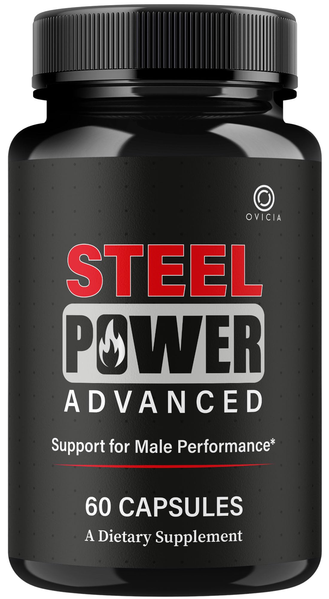 OVICIA Steel Power Advanced 60 capsules front view