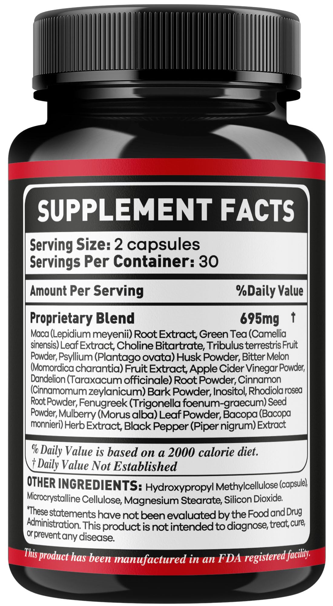 OVICIA Vigoryn Premium Formula Capsules opened bottle