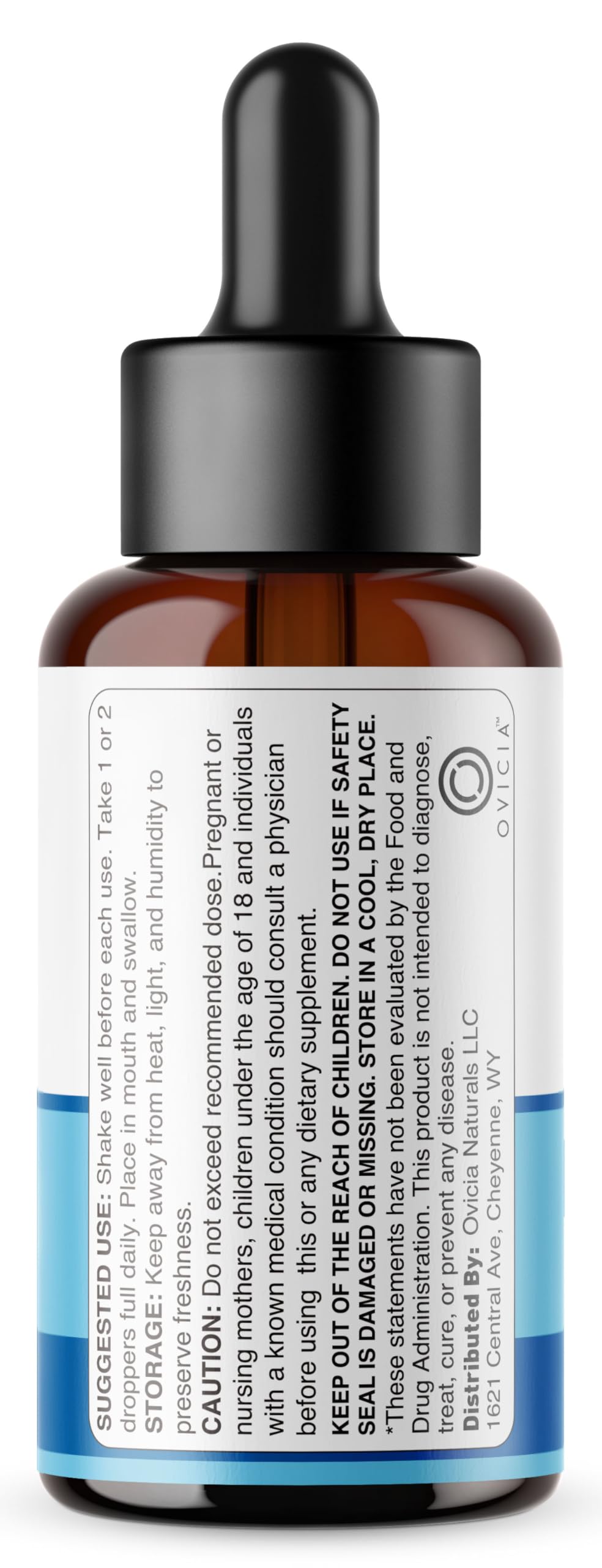 OVICIA Visium Care Blended Vitamin Drops 60ml in lifestyle setting