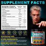 OVICT Creatine Gummies 5g sugar-free vegan gummies close-up