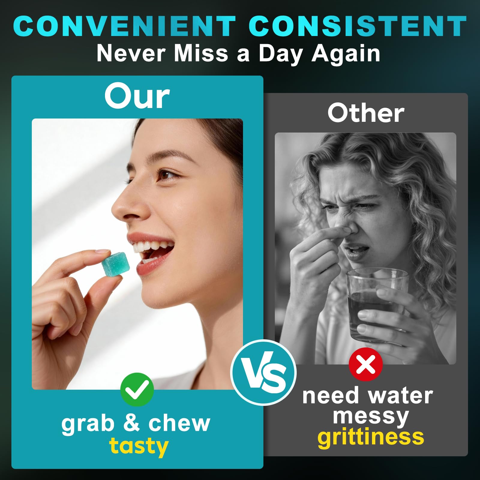 OVICT Creatine Gummies 5g with fitness accessories