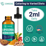 owegel Liposomal Berberine Drops 3000mg dosage measurement