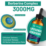 owegel Liposomal Berberine Drops 3000mg side view