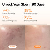 Ownist Liquid Collagen Supplement 20g with glass and orange