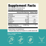 OX Colostrum Powder alongside fresh fruits