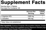 Oxify L-Arginine L-Citrulline Complex 2000 mg side view