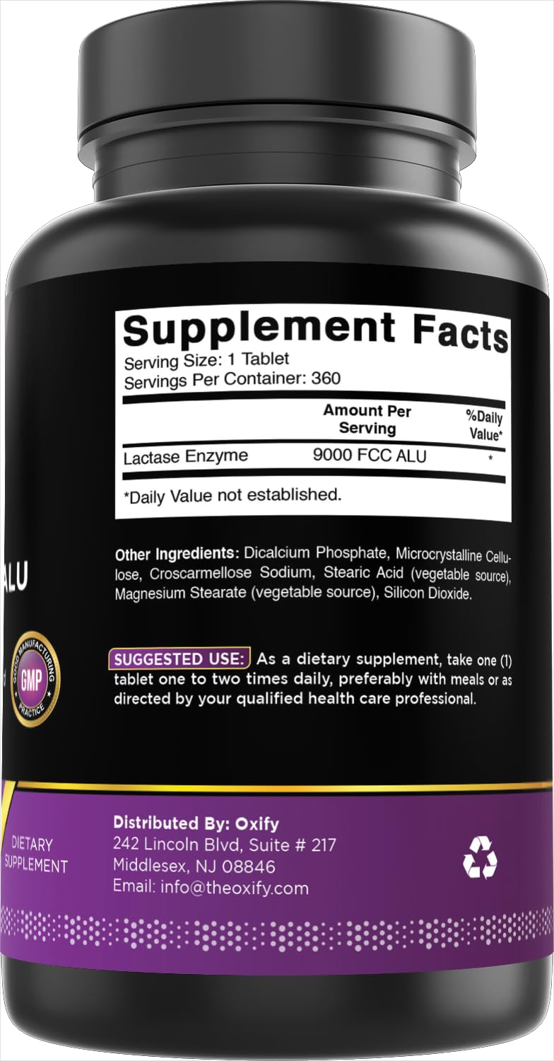 Oxify Lactase Enzyme Tablets in lifestyle setting