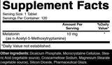 Oxify Melatonin 10 mg 120 Tablets side view