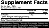 Oxify Melatonin bottle side view