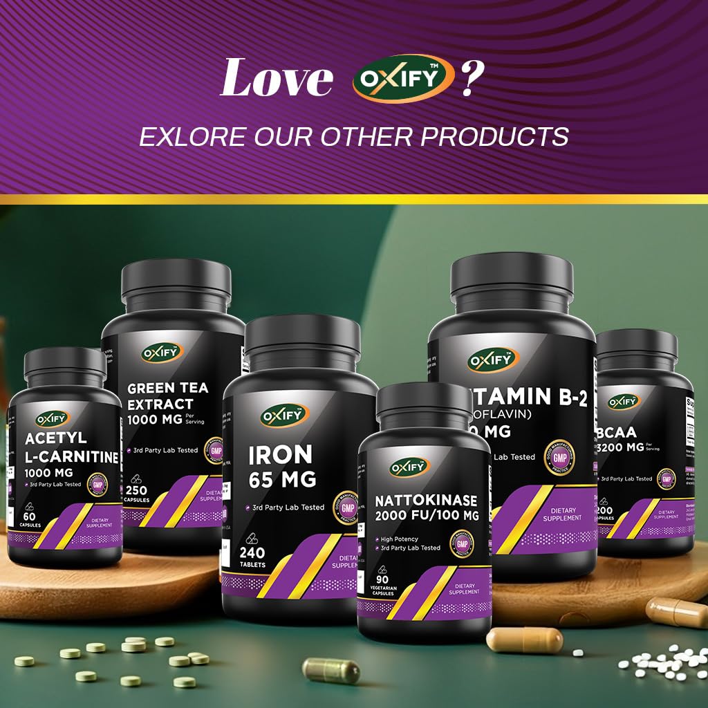 Oxify Melatonin ingredients list