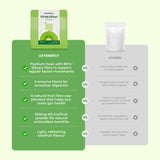 OxyEnergy Kiwi Fruit Psyllium Husk Powder in a glass of water