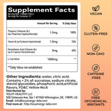 OxyEnergy L-Carnitine sachet showing Blood Orange flavour