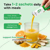 OxyEnergy Liver Extracts liquid stick in hand