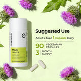 OxyEnergy Milk Thistle Liver Extract on a wooden table