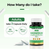 OxyEnergy Triple Magnesium Complex 300mg ingredients list