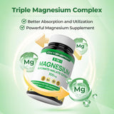 OxyEnergy Triple Magnesium Complex 300mg side view with label