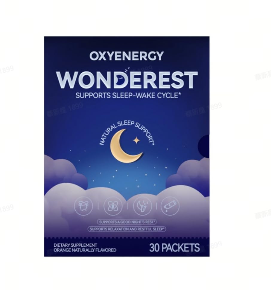 OxyEnergy WondeRest Sleep Supplement 30 Fl Oz liquid bottle front view