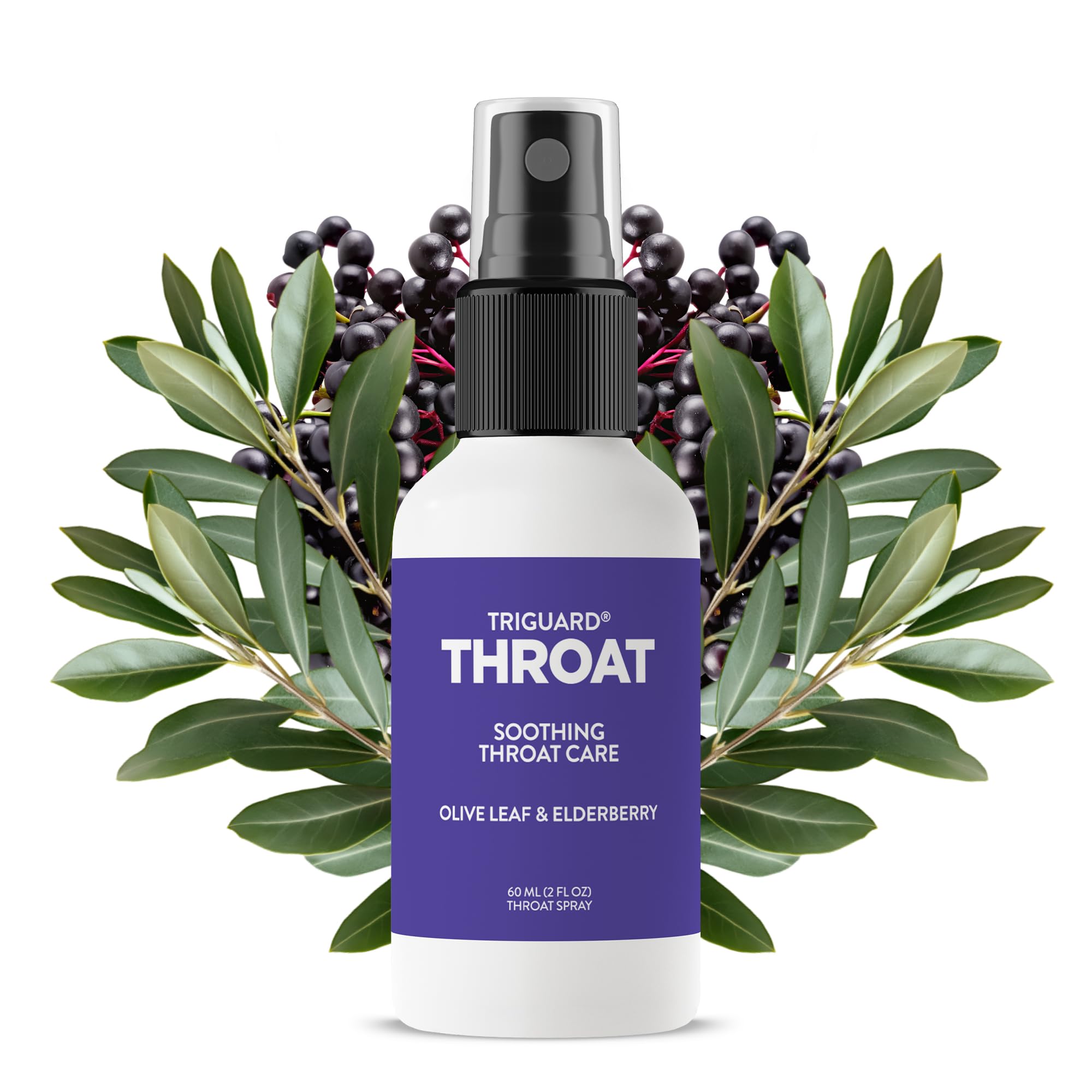 Oxygen Nutrition Elderberry Spray front view, 82g bottle