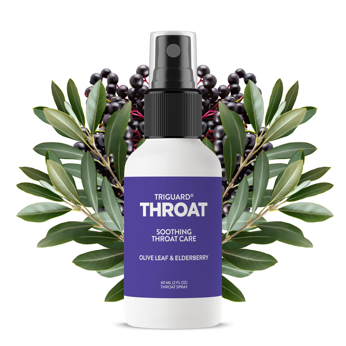 Oxygen Nutrition Elderberry Spray front view, 82g bottle