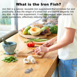 OYWGRICH Iron Fish being added to a soup