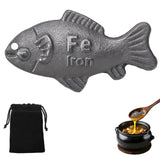 OYWGRICH Iron Fish front view in storage pouch
