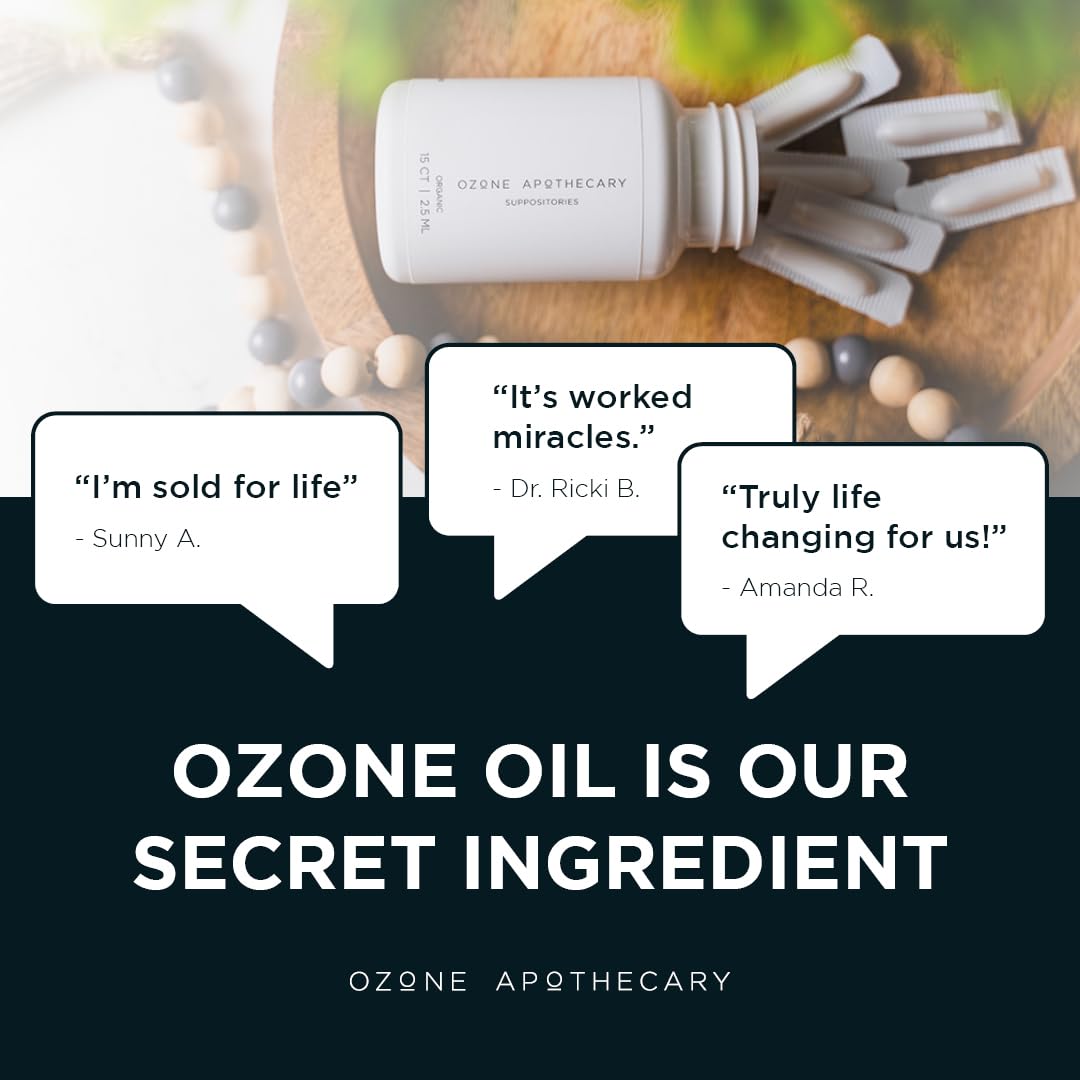 Ozone Apothecary Ozonated Olive Oil Suppositories ingredients list