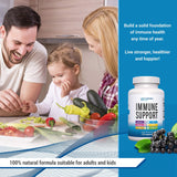 P Puregen Labs Elderberry Supplement displayed with Echinacea and Ginger