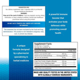 P Puregen Labs Elderberry Supplement side view showing ingredients