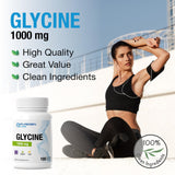 P Puregen Labs Glycine 1000mg capsules lifestyle scene