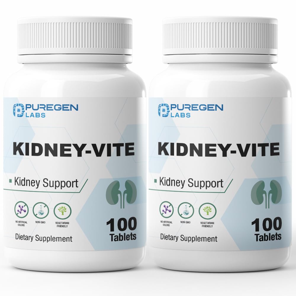 P Puregen Labs Kidney-Vite Multivitamin front view