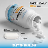 P Puregen Labs L-Lysine bottle with a clean background