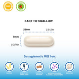 P Puregen Labs L-Tyrosine 500 mg capsules in hand