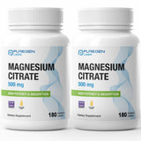 P Puregen Labs Magnesium Citrate 500 mg front view