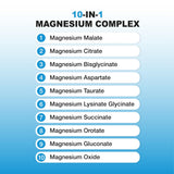 P Puregen Labs Magnesium Complex 10-in-1 supplement ingredients list
