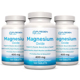 P Puregen Labs Magnesium Supplement 400mg front view