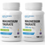 P Puregen Labs Magnesium Taurate 1500mg capsule bottle front view