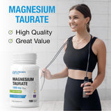 P Puregen Labs Magnesium Taurate 1500mg capsule bottle with packaging
