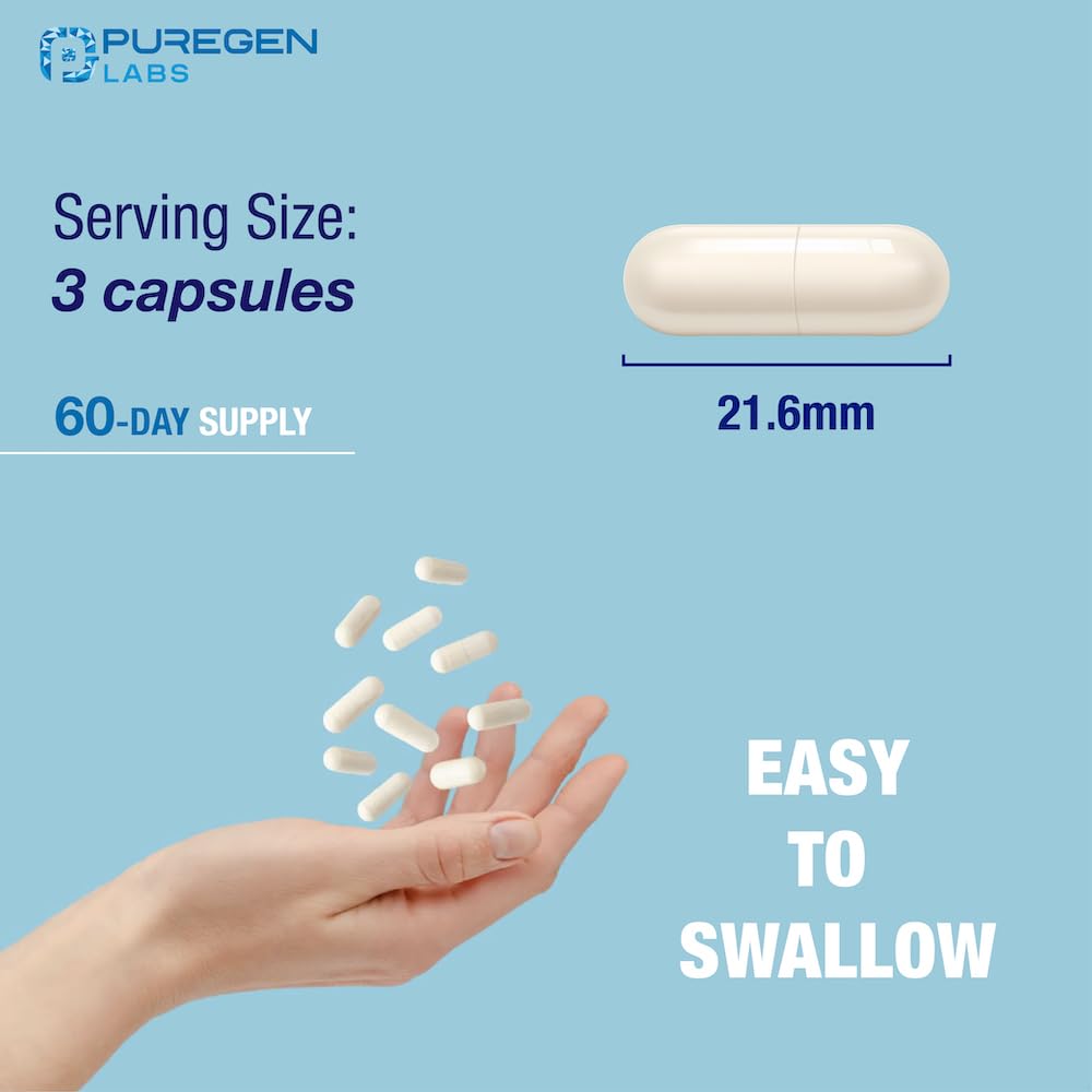 P Puregen Labs Magnesium Taurate 1500mg capsules ingredients list
