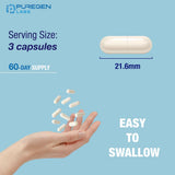 P Puregen Labs Magnesium Taurate 1500mg capsules ingredients list