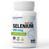 P Puregen Labs Selenium Supplement 200mcg front view