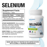 P Puregen Labs Selenium Supplement bottle side view