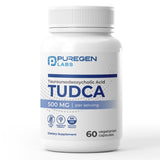P Puregen Labs TUDCA Liver Support Supplement 500mg capsule front view