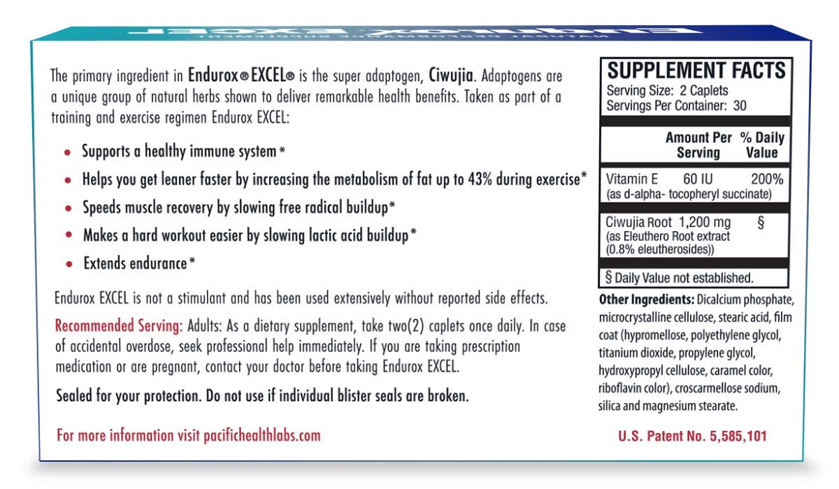 Pacific Health use Excel Ginseng Supplement side view